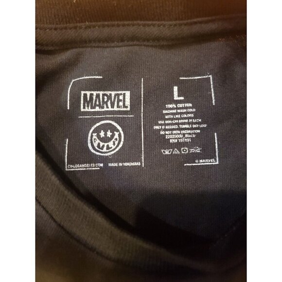 Marvel Storm T-shirt Men's Size Large Black Graphic Print Civil Asset Collab - Picture 3 of 5